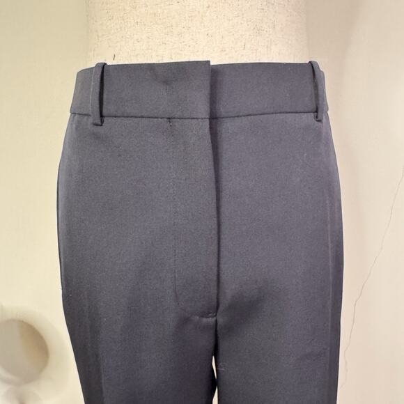 Jil Sander Navy Wool Tailored Pants Size 32 IT 0 US Minimalist Classic - Picture 3 of 11